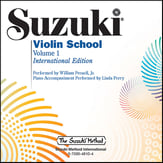 Suzuki Violin School #1 Revised P/A CD - International Edition P.O.P. cover